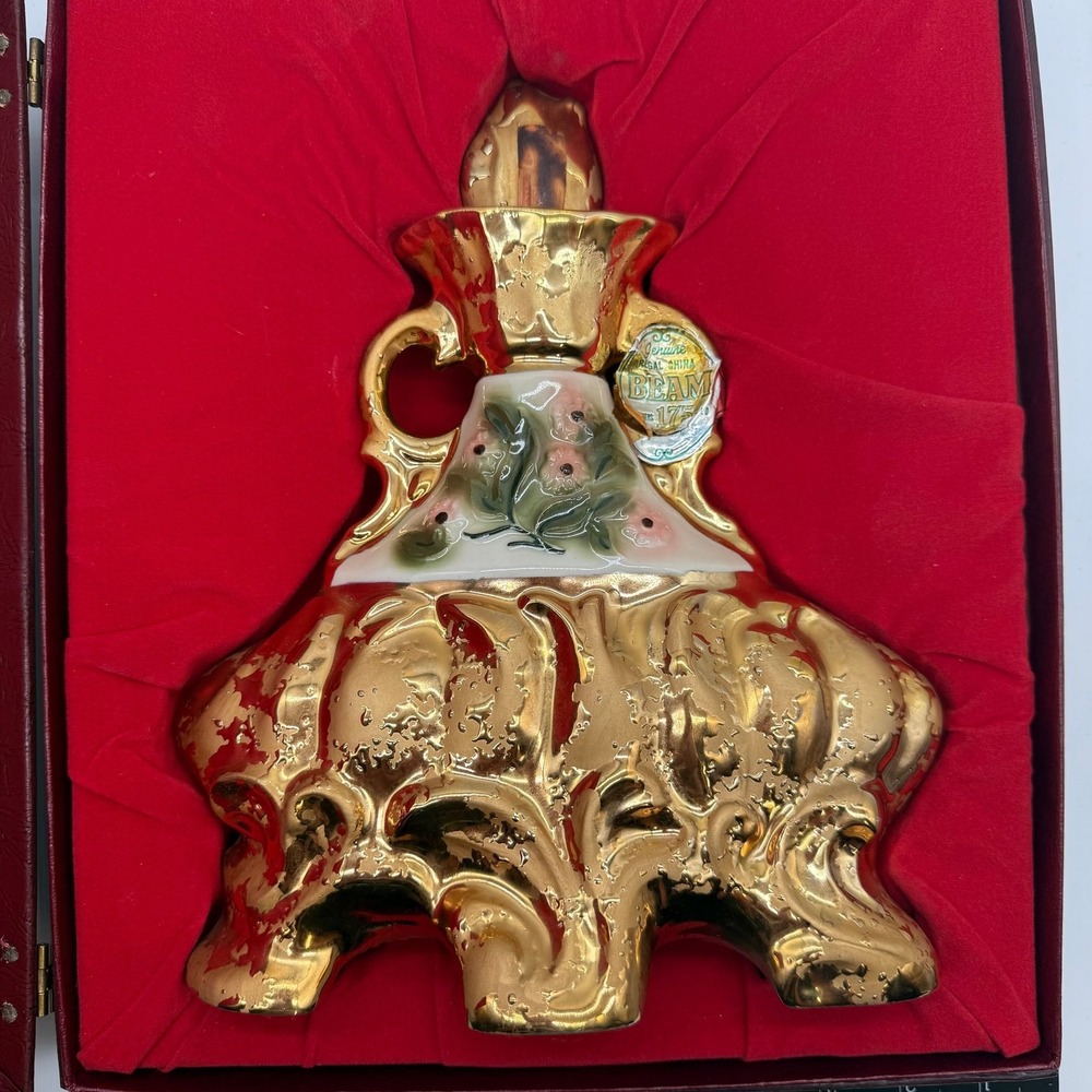 Vtg Jim Beam's Regal 175 Months Chinese Style Decanter EMPTY collectible bareare